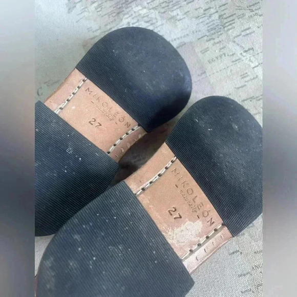 Mikoleon Heirloom Classic Leather Boots Artisan Handmade Size 27 / 10-10.5 - Picture 13 of 15